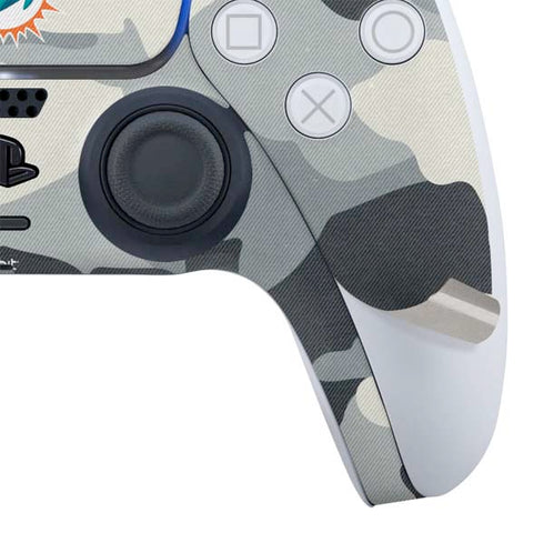 NFL Miami Dolphins Camo PS5 Controller Skin