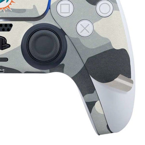 NFL Miami Dolphins Camo PS5 Slim Digital Edition Bundle Skin
