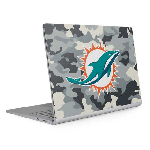 NFL Miami Dolphins Camo Surface Book 2 15in Skin