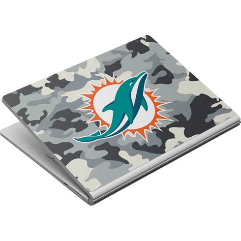 NFL Miami Dolphins Camo Surface Book Skin