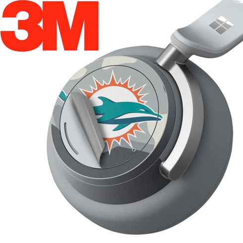 NFL Miami Dolphins Camo Surface Headphones Skin