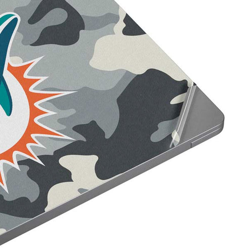 NFL Miami Dolphins Camo Universal Laptop 16in (13 x 9.4in) Skin