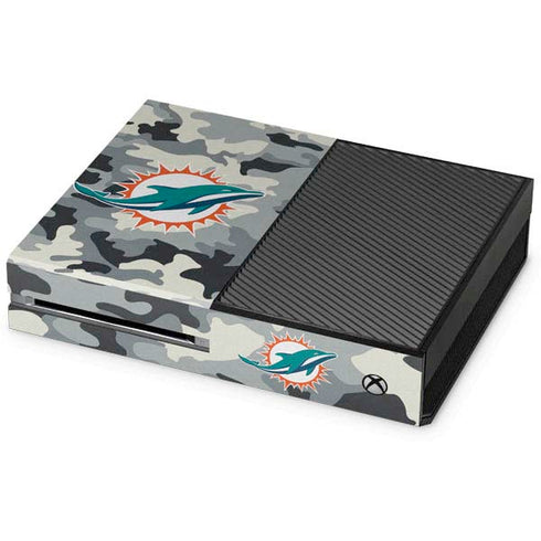 NFL Miami Dolphins Camo Xbox One Console Skin