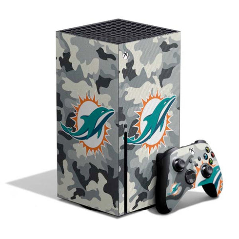 NFL Miami Dolphins Camo Xbox Series X Bundle Skin