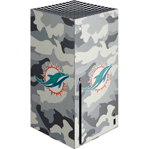 NFL Miami Dolphins Camo Xbox Series X Console Skin