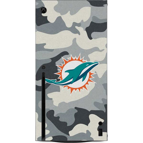 NFL Miami Dolphins Camo Xbox Series X Console Skin