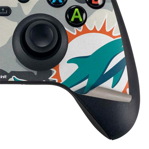 NFL Miami Dolphins Camo Xbox Series X Controller Skin