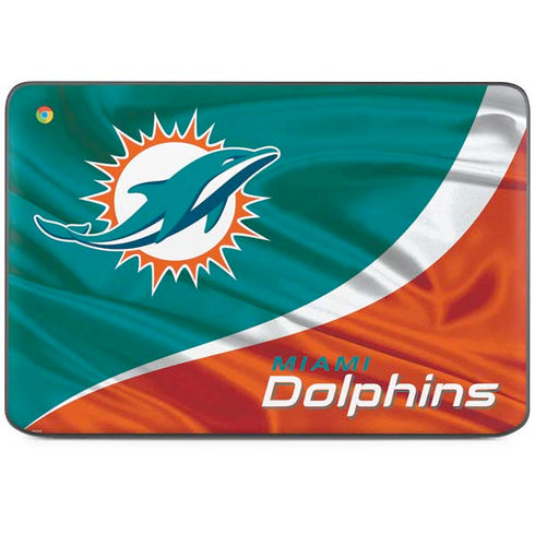 NFL Miami Dolphins HP Chromebook Skin