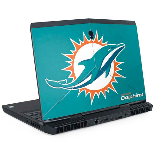 NFL Miami Dolphins Distressed- Aqua Dell Alienware Skin