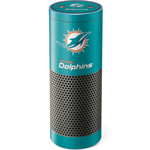 NFL Miami Dolphins Distressed- Aqua Amazon Echo Skin