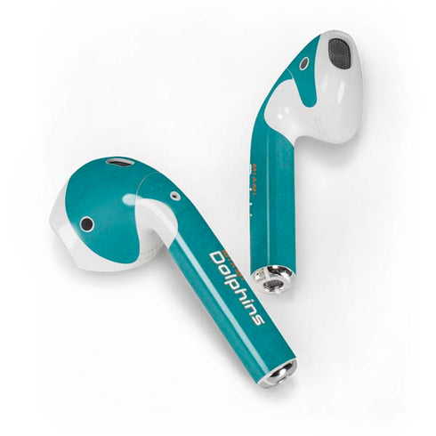 NFL Miami Dolphins Distressed- Aqua Apple AirPods 2 Skin