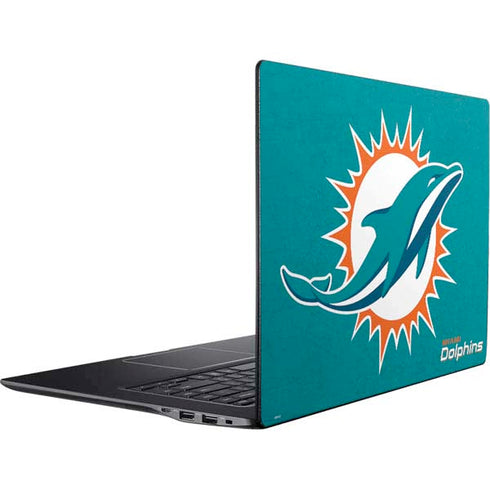 NFL Miami Dolphins Distressed- Aqua Ativ Book 9 (15.6in 2014) Skin