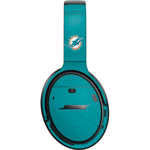 NFL Miami Dolphins Distressed- Aqua Bose QuietComfort 35 II Headphones Skin