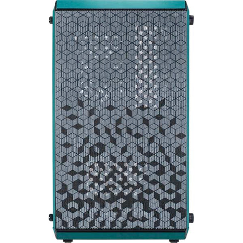 NFL Miami Dolphins Distressed- Aqua Cooler Master MasterBox Q300L Mini Tower Skin