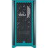 NFL Miami Dolphins Distressed- Aqua Corsair 4000D Tempered Glass Mid-Tower ATX Case Skin