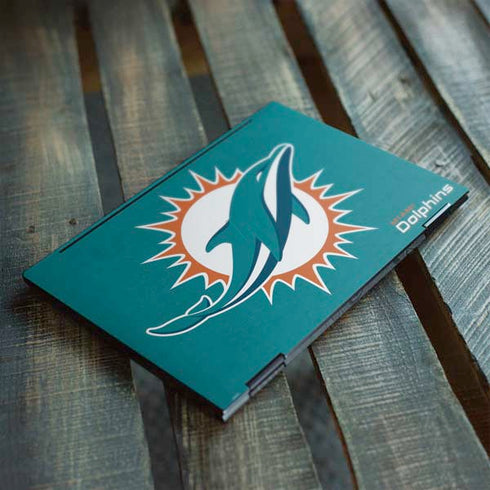 NFL Miami Dolphins Distressed- Aqua HP Envy Skin
