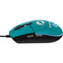 NFL Miami Dolphins Distressed- Aqua G203 Prodigy RGB Wired Gaming Mouse Skin