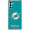NFL Miami Dolphins Distressed- Aqua Galaxy A13 5G Clear Case