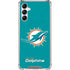 NFL Miami Dolphins Distressed- Aqua Galaxy A14 5G Clear Case