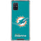 NFL Miami Dolphins Distressed- Aqua Galaxy A51 5G Clear Case