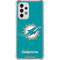 NFL Miami Dolphins Distressed- Aqua Galaxy A53 5G Clear Case