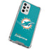 NFL Miami Dolphins Distressed- Aqua Galaxy A53 5G Clear Case