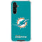 NFL Miami Dolphins Distressed- Aqua Galaxy A54 5G Clear Case