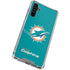 NFL Miami Dolphins Distressed- Aqua Galaxy A54 5G Clear Case