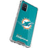 NFL Miami Dolphins Distressed- Aqua Galaxy A71 5G Clear Case