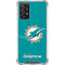 NFL Miami Dolphins Distressed- Aqua Galaxy A72 5G Clear Case