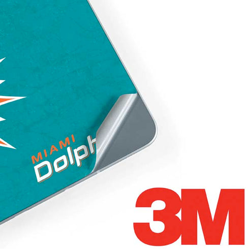 NFL Miami Dolphins Distressed- Aqua Galaxy Book 12in Skin