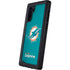 NFL Miami Dolphins Distressed- Aqua Galaxy Note 10 Waterproof Case