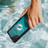 NFL Miami Dolphins Distressed- Aqua Galaxy Note 10 Waterproof Case