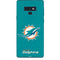 NFL Miami Dolphins Distressed- Aqua Galaxy Note 9 Skin