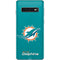 NFL Miami Dolphins Distressed- Aqua Galaxy S10 Skin