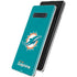 NFL Miami Dolphins Distressed- Aqua Galaxy S10 Skin