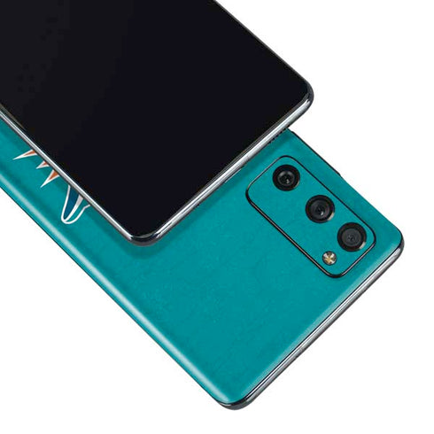 NFL Miami Dolphins Distressed- Aqua Galaxy S20 Fan Edition Skin