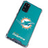 NFL Miami Dolphins Distressed- Aqua Galaxy S20 FE Clear Case