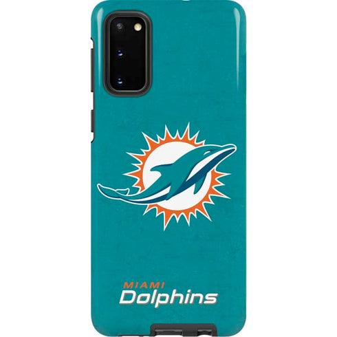 NFL Miami Dolphins Distressed- Aqua Galaxy S20 Pro Case