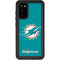 NFL Miami Dolphins Distressed- Aqua Galaxy S20 Waterproof Case