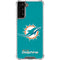 NFL Miami Dolphins Distressed- Aqua Galaxy S21 FE Clear Case
