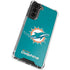 NFL Miami Dolphins Distressed- Aqua Galaxy S22 Plus Clear Case