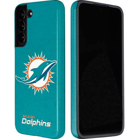 NFL Miami Dolphins Distressed- Aqua Galaxy S22 Pro Case