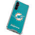 NFL Miami Dolphins Distressed- Aqua Galaxy S23 FE Clear Case