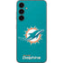 NFL Miami Dolphins Distressed- Aqua Galaxy S23 FE Skin