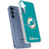 NFL Miami Dolphins Distressed- Aqua Galaxy S24 Clear Case
