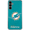 NFL Miami Dolphins Distressed- Aqua Galaxy S24 Plus Clear Case