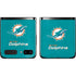 NFL Miami Dolphins Distressed- Aqua Galaxy Z Flip Skin