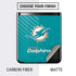 NFL Miami Dolphins Distressed- Aqua Galaxy Z Flip Skin