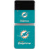 NFL Miami Dolphins Distressed- Aqua Galaxy Z Flip3 5G Skin